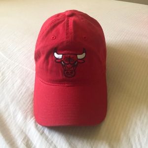 Red adidas Chicago bulls cap hat